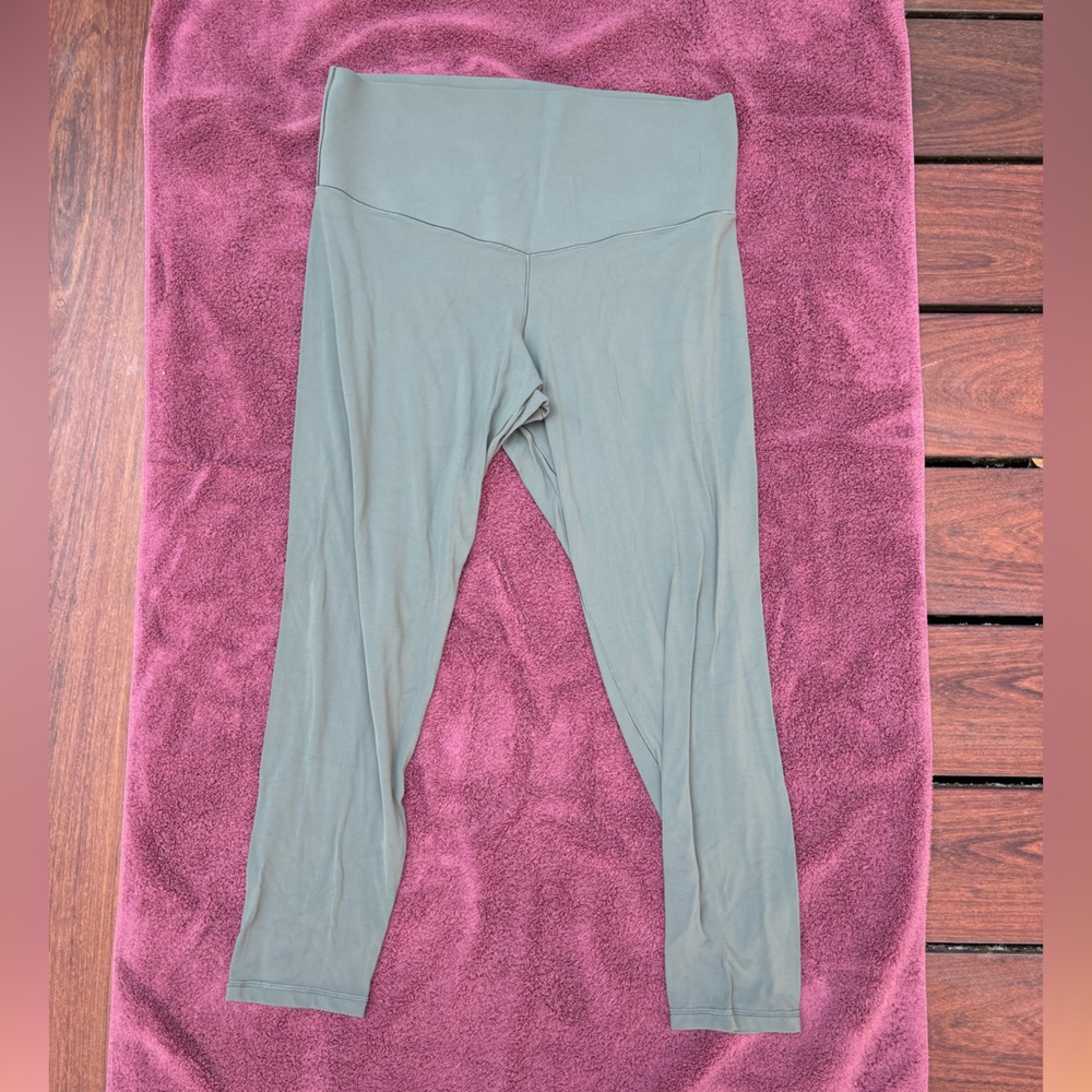 LAST CHANCE OFFLINE by Aerie Xtra Home Up 7/8 Leggings (XL)
